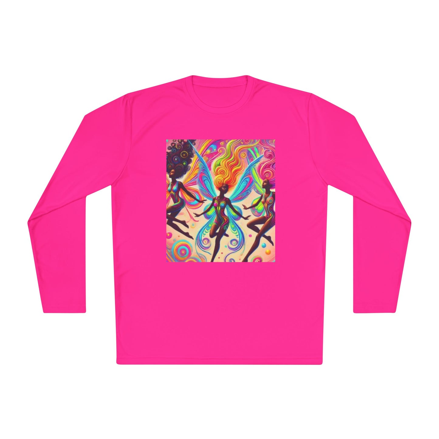 Colorful Dance Art Unisex Lightweight Long Sleeve Tee - Perfect for Festivals & Celebrations