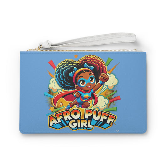 Afro Puff Girl Clutch Bag - Stylish and Empowering Accessory for Everyday Use