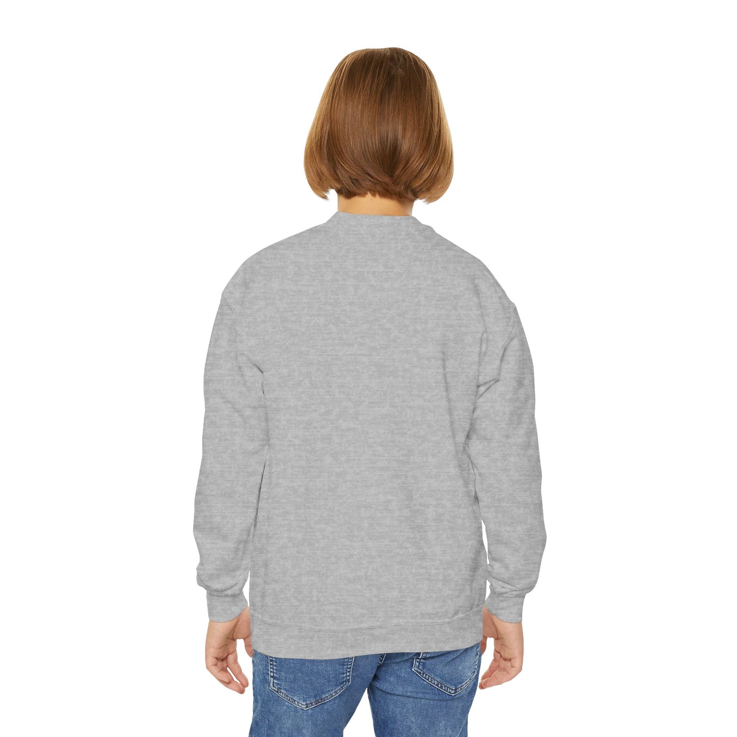 Rainbow Unicorn Youth Crewneck Sweatshirt - Magical Adventure Design