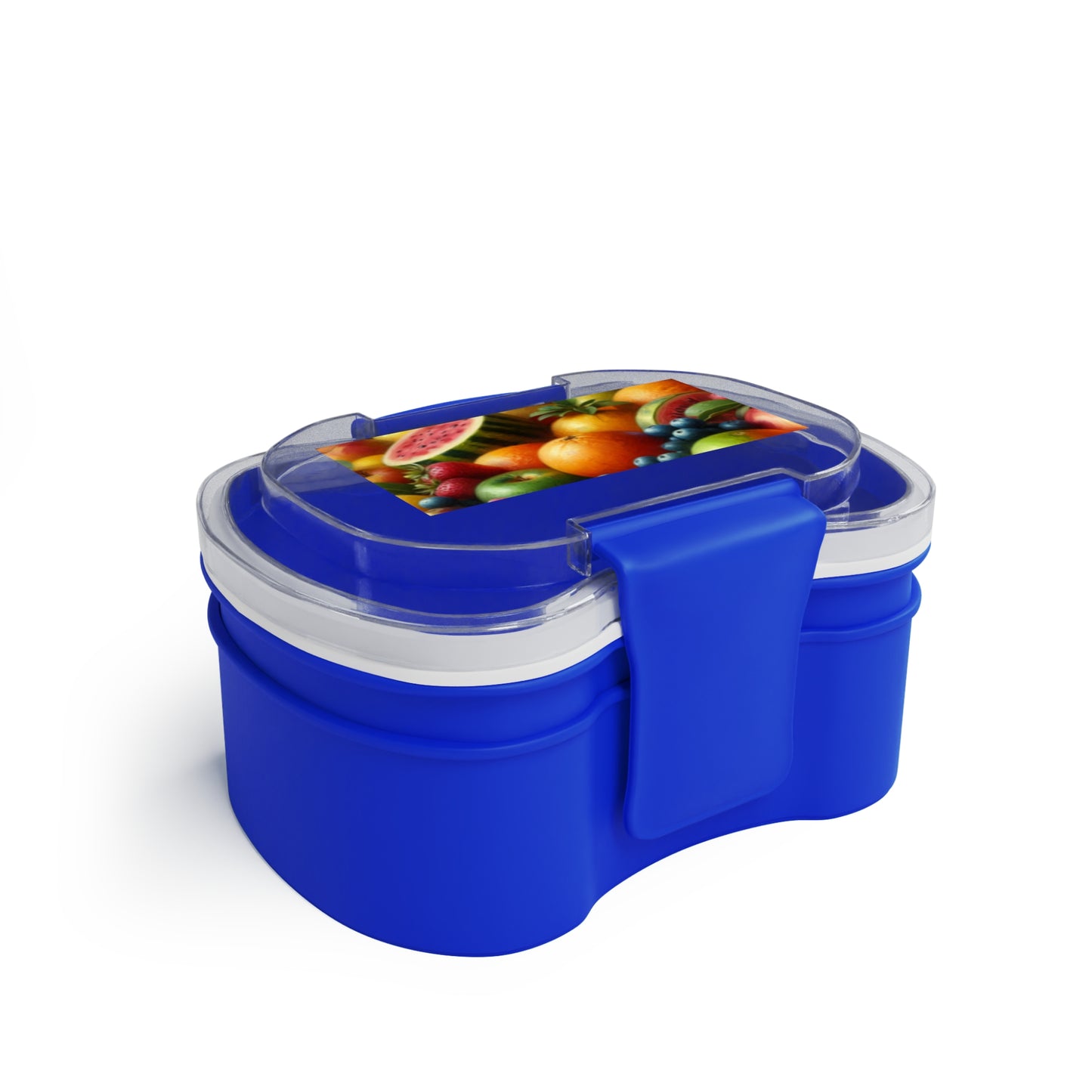 Colorful Two-Tier Bento Box for Healthy Meal Prep