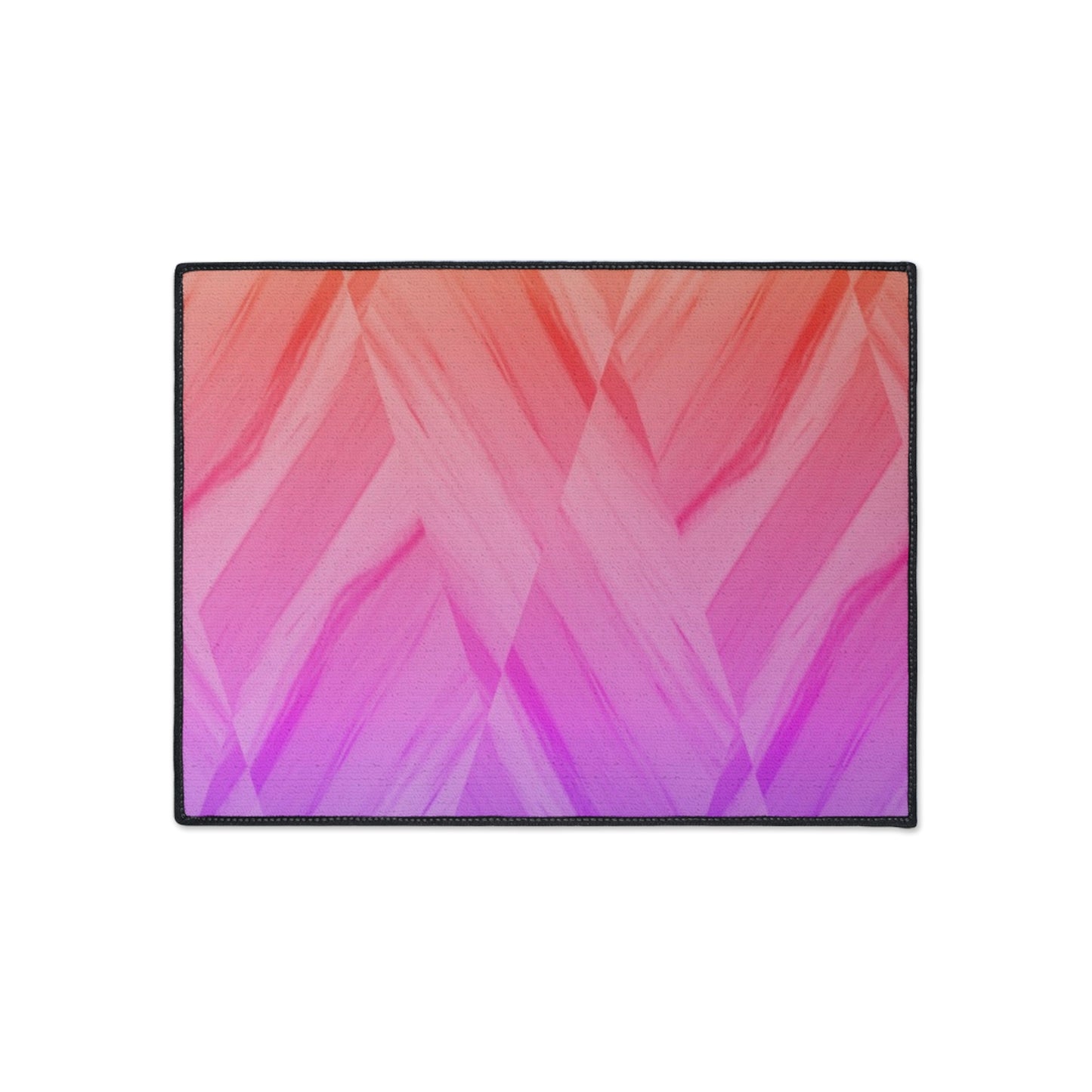 Stylish Heavy Duty Floor Mat - Elegant Pink Abstract Design for Home & Office