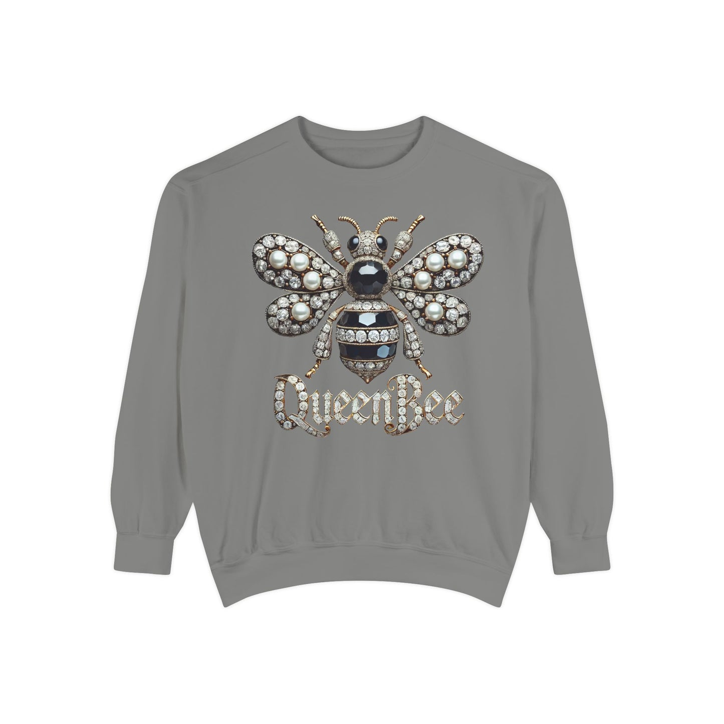 Artistic Garment-Dyed Unisex Sweatshirt - Abstract Ocean Design