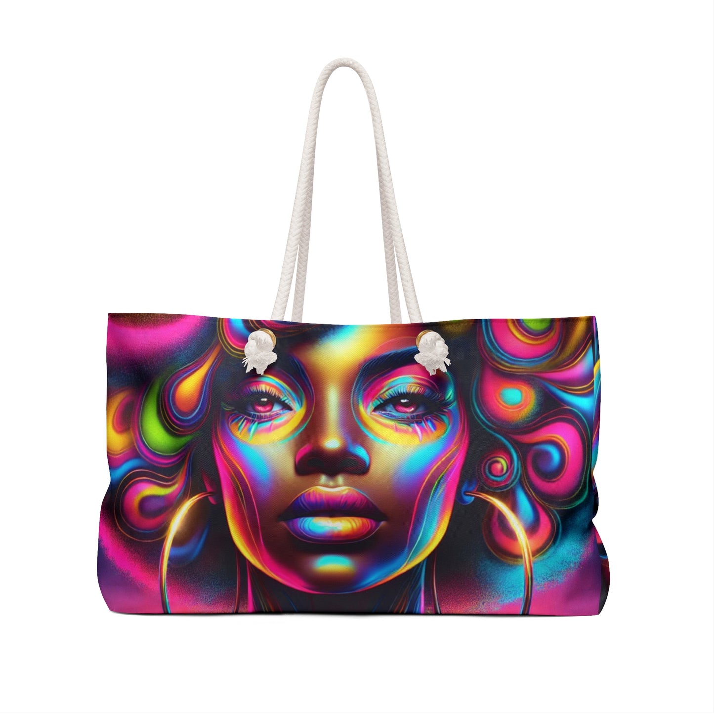 Colorful Art Weekender Bag - Vibrant Travel Tote for Beach, Gym & Getaways