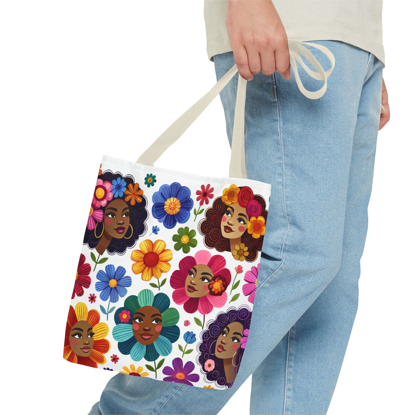 Colorful Floral Women’s Tote Bag - Perfect for Daily Use & Celebrations