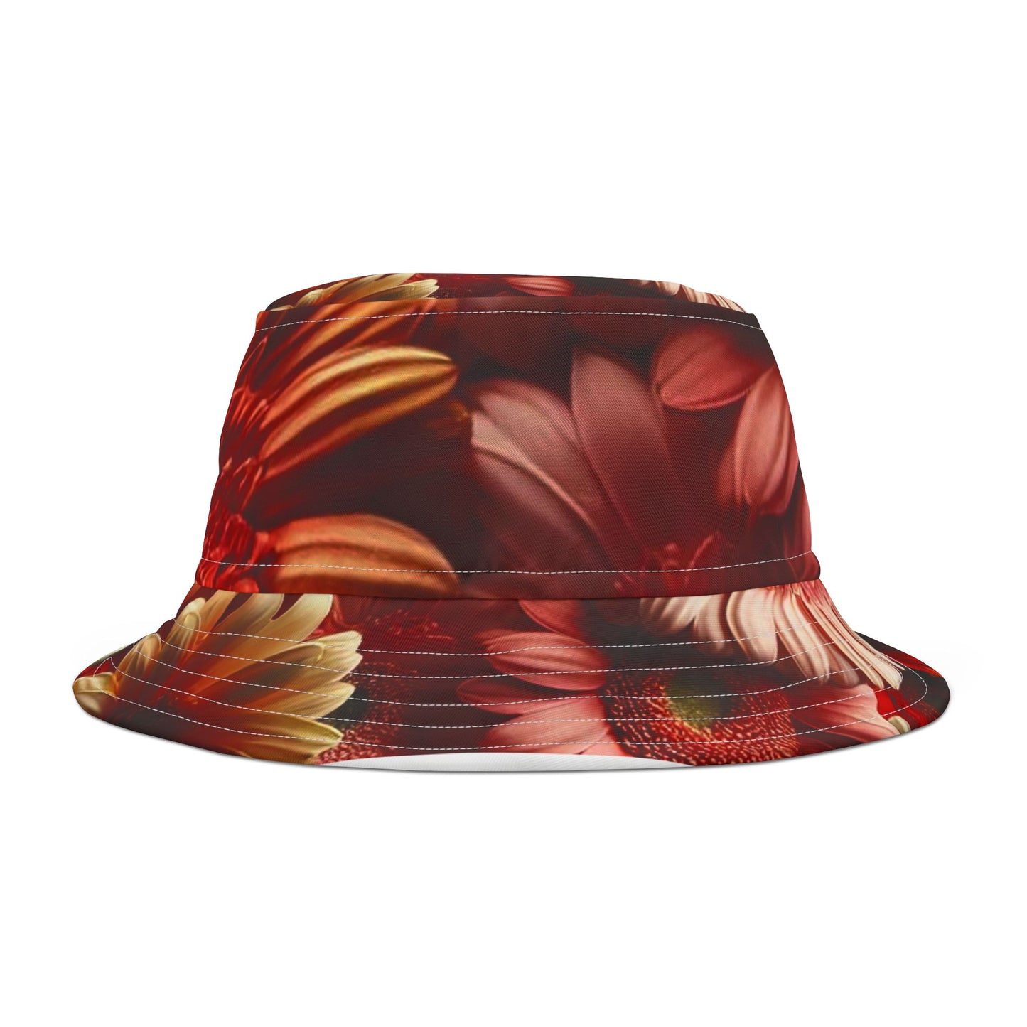 Floral Bucket Hat - Vibrant Garden Design for Summer Adventures