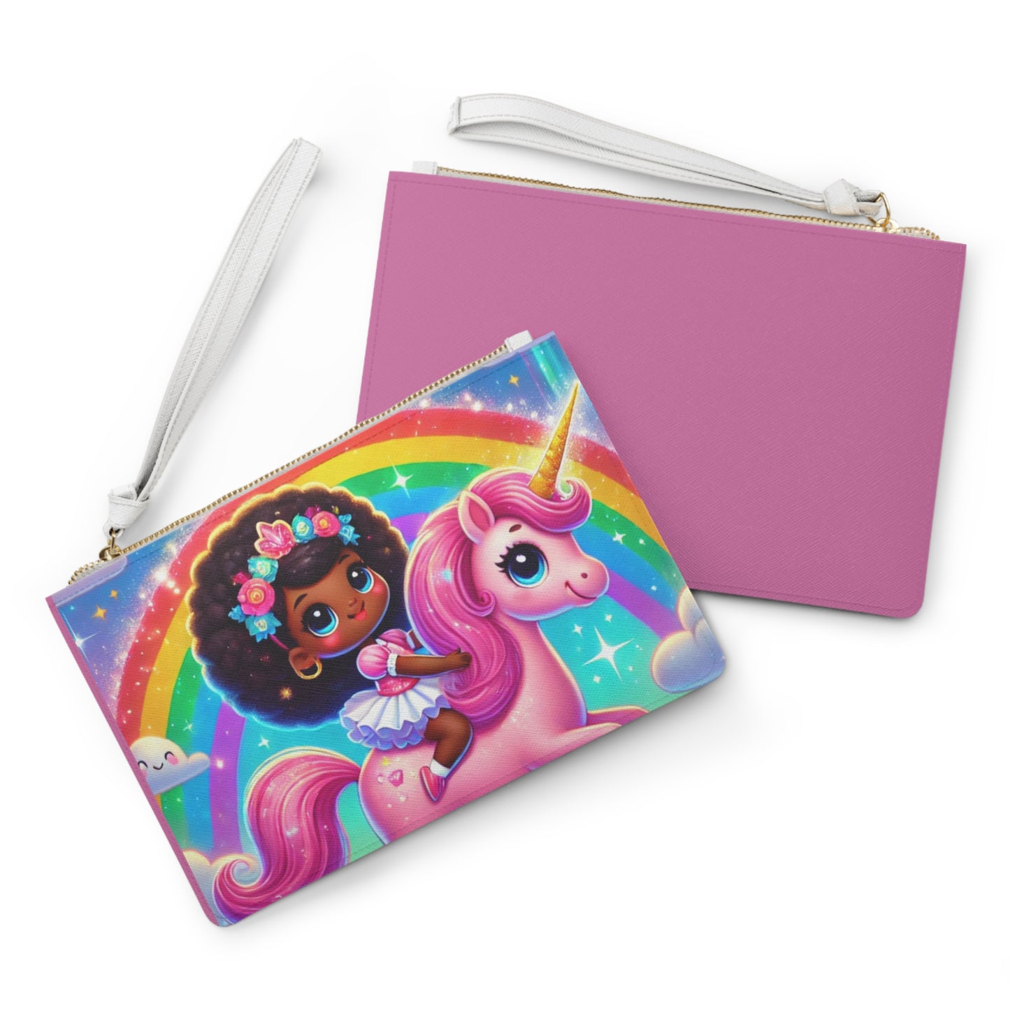 Rainbow Unicorn Clutch Bag | Cute Fantasy Tote for Kids & Adults