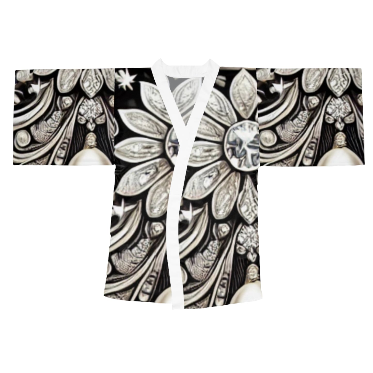 Long Sleeve Kimono Robe (AOP)