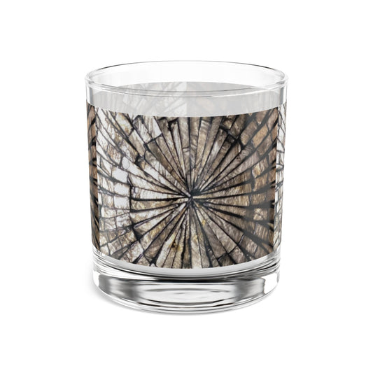 Artisan Rocks Glass - Unique 10oz Drinkware with Textured Design for Home Bar & Gifts
