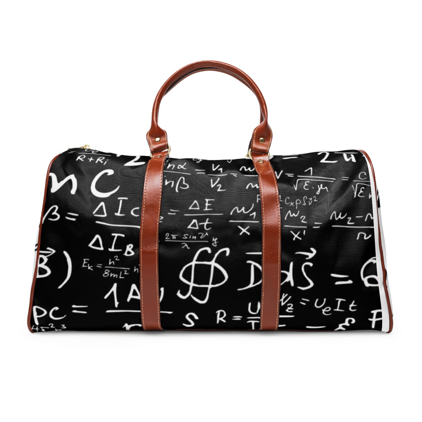 Waterproof Travel Bag - Math Equations Design for Students & Travelers
