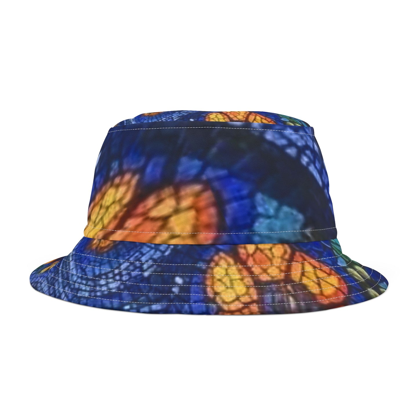 Colorful Tropical Print Bucket Hat for Summer Adventures