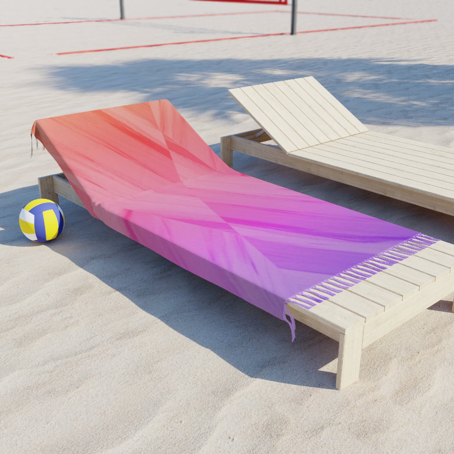 Boho Beach Towel - Vibrant Gradient Design for Summer Fun
