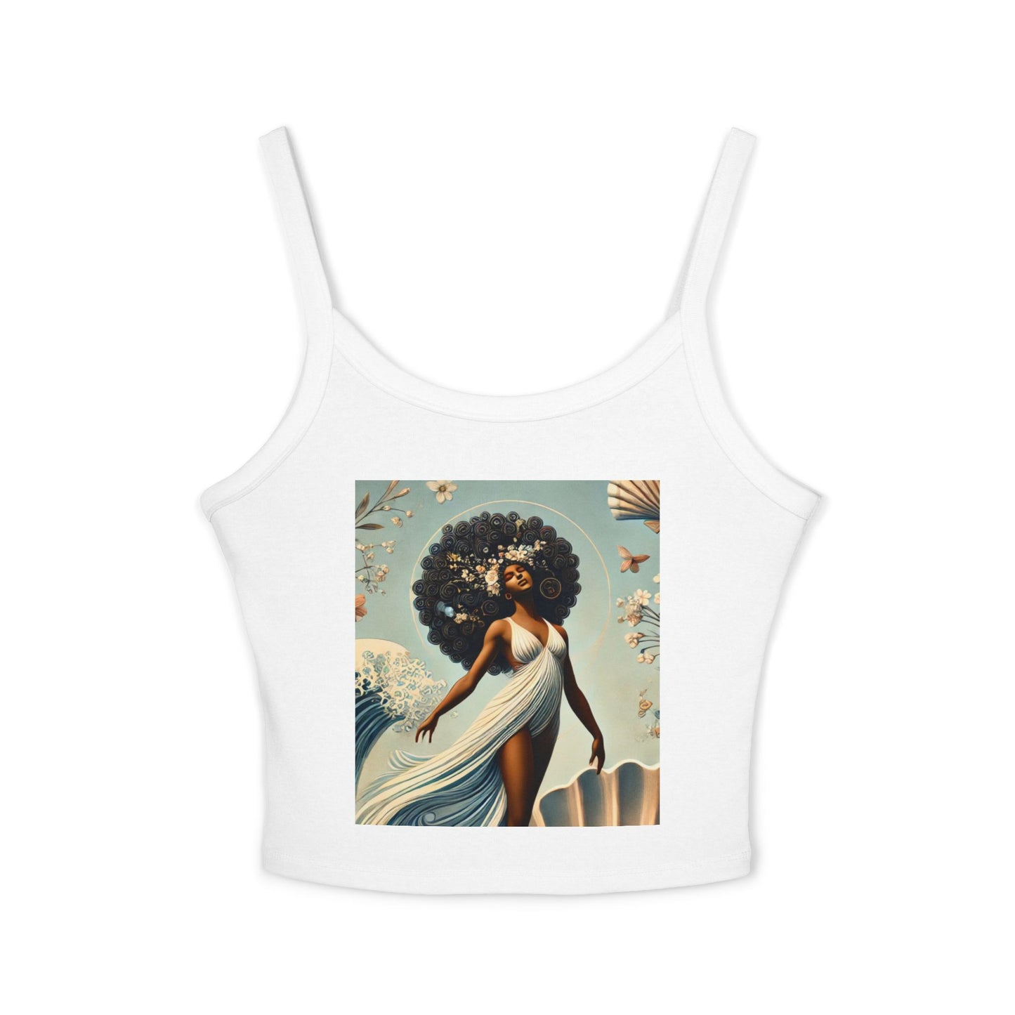 Boho Mermaid Women's Spaghetti Strap Tank Top - Summer Vibes