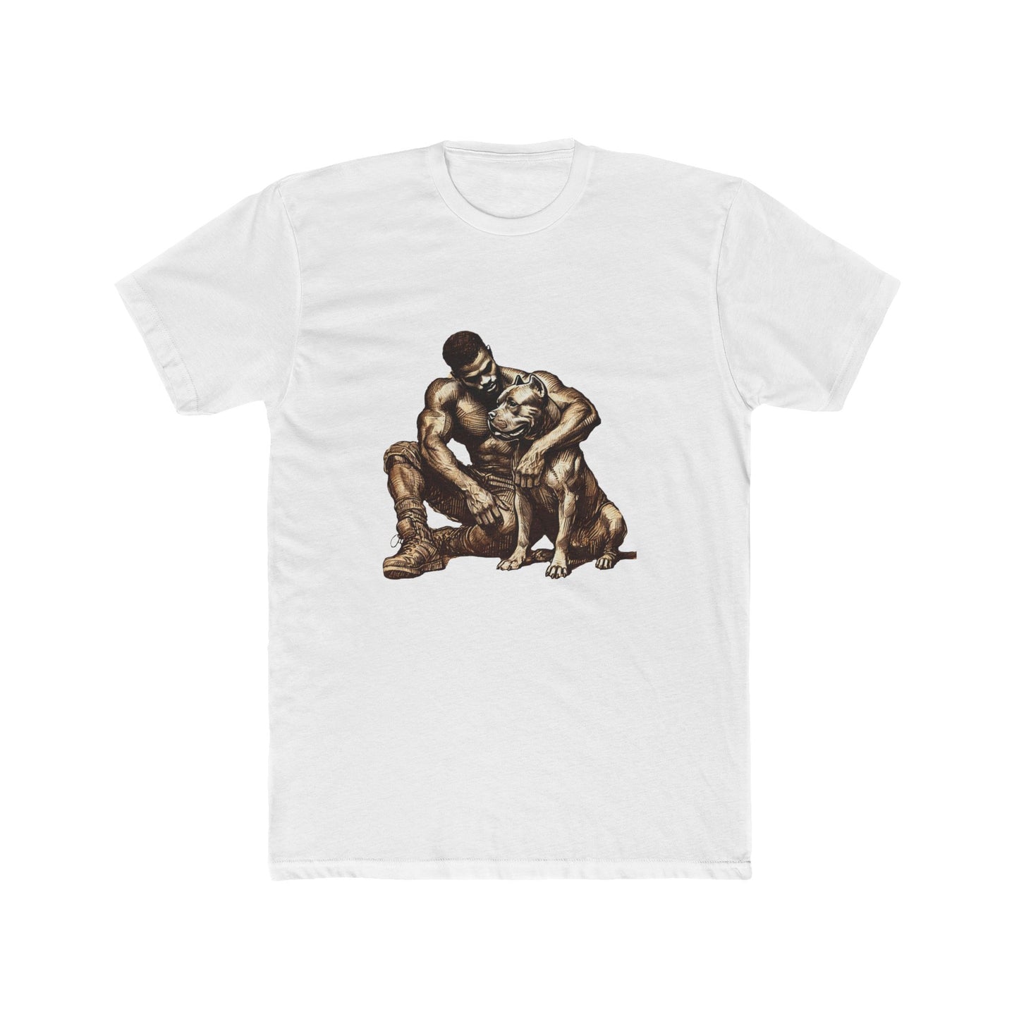 Muscle & Dog Bond Unisex Cotton Crew Tee