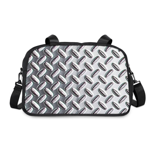 Durable Fitness Handbag with Stylish Metallic Design