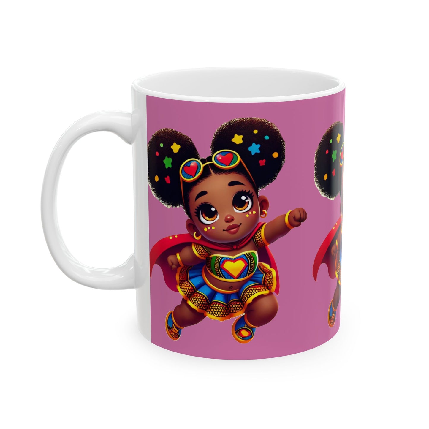 Vibrant Cartoon Character Ceramic Mug - Perfect for Teens & Young Adults, 11oz and 15oz Sizes